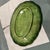 Green Mid 20th Century Italian Green Leaf Oval Platter For Sale - Image 8 of 9