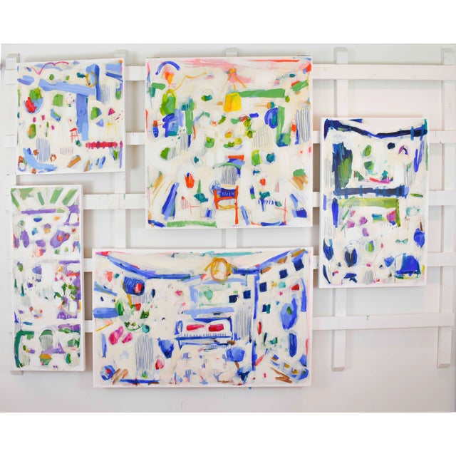 2020s Abstract Figurative Painting by Daisy Faith Titled It's Electric For Sale - Image 5 of 12