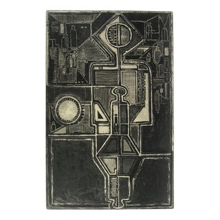 Janusz Wysocki, Agatha, Engraving, 1960s For Sale