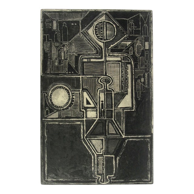 Janusz Wysocki, Agatha, Engraving, 1960s For Sale