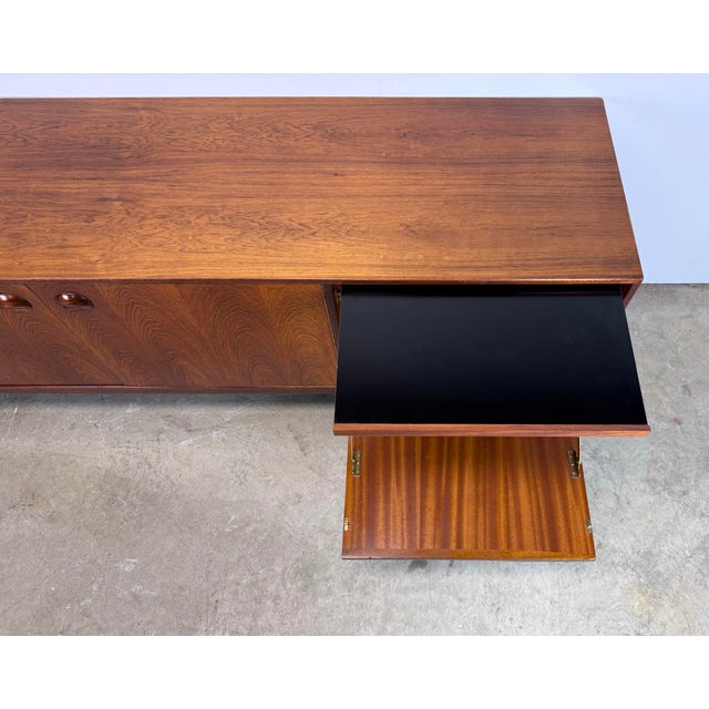 Wood 1960s Mid Century Modern Rosewood Sideboard Credenza by McIntosh For Sale - Image 7 of 12