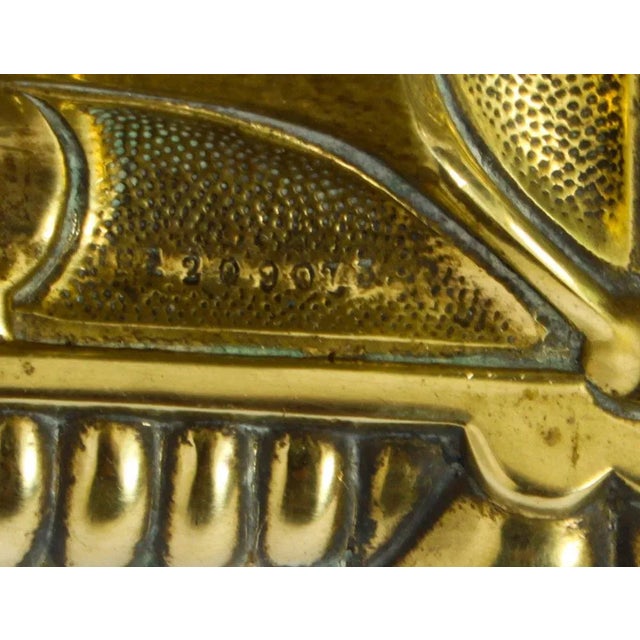 Antique Victorian Brass Corinthian Column Telescopic Standard Lamp, 1890s For Sale - Image 11 of 17