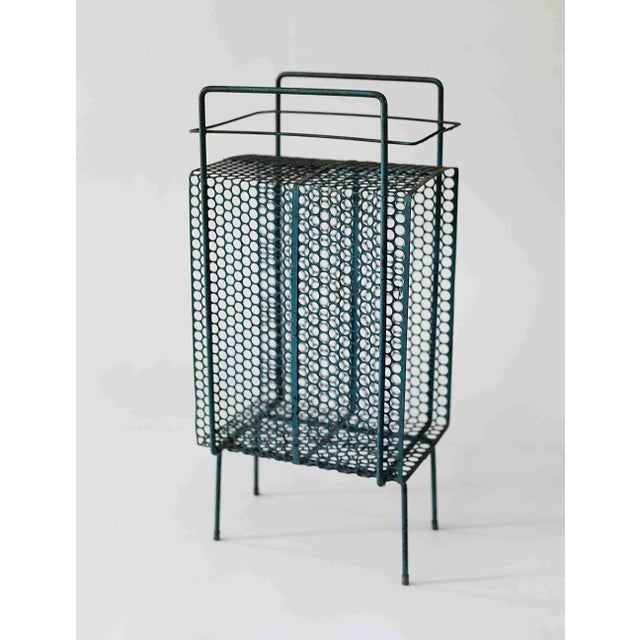Mid-Century Modern Richard Galef Mid-Century Modern Atomic Telephone Stand and Magazine or Record Rack For Sale - Image 3 of 6