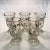 Transparent German "Andenken" Pedestal Glasses - Set of 5 For Sale - Image 8 of 8