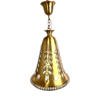 Bell-Shaped Ceiling Lamp Attributed to Oswald Haerdtl from Lobmeyr, 1950s For Sale