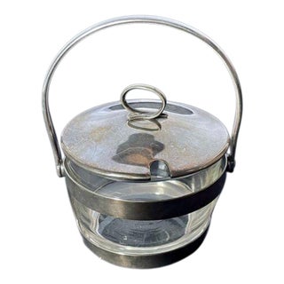 Vintage Austrian Silver-Plated Butter Dish For Sale