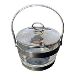 Vintage Austrian Silver-Plated Butter Dish