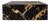 Marble Coffee Table in Nero Portoro Marble by Andrea Grasso For Sale