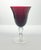 1990s Ruby Red Water, Wine or All Purpose Glasses - Set of 7 For Sale - Image 4 of 5