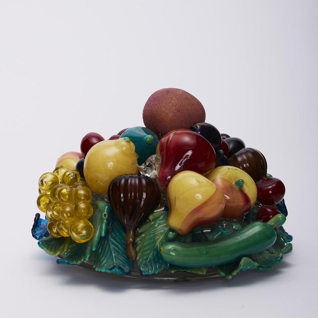 Still Life Fruit Bowls in Blown Murano Glass from Barovier, 1920, Set of 2 For Sale - Image 9 of 18