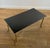 Maison Jansen 1940s Brass coffee table with black lacquered glass top in the style of Maison Jansen For Sale - Image 4 of 12