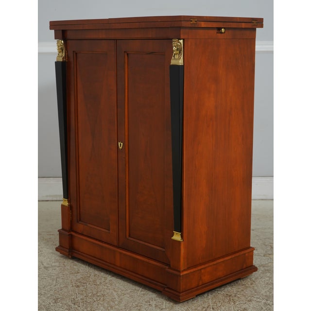 Age: Approx. 30 Years Old Details: French Empire Design Egyptian Head Topper Columns Quality Construction Offered @...