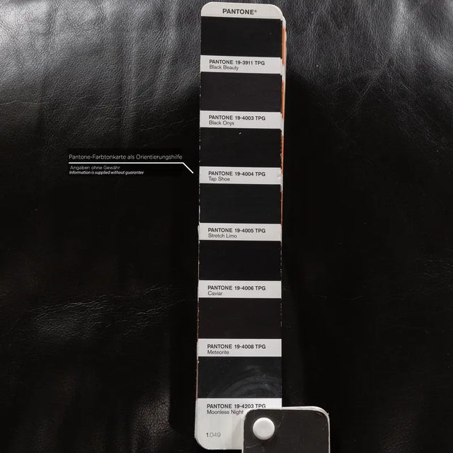 Black Leather Conseta 2-Seater Sofa from COR For Sale - Image 6 of 13