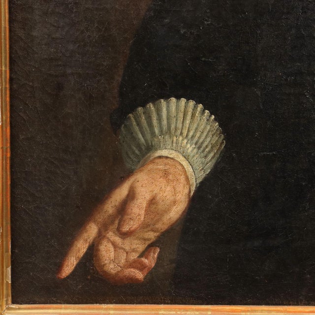 Italian School Artist, Portrait of a Prelate, Late 18th Century, Oil Painting on Canvas, Framed For Sale - Image 5 of 13