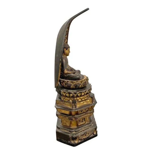 Japonisme Edo Period Japanese Bodhisattva Shrine For Sale - Image 3 of 12