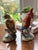 Pair of Porcelain Parrots For Sale - Image 4 of 6