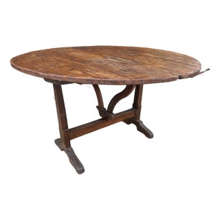 19th Century French Vigneron Wine Table For Sale