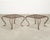 Pair of Rose Tarlow Twig Iron Garden Lattice Side Tables For Sale - Image 9 of 18