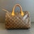 Louis Vuitton Speedy 30 Bag Brown LV Monogram Canvas Top Handle Classic handbag that you will carry for years to come....