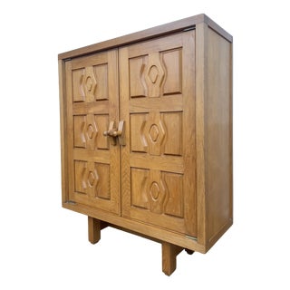 Cabinet by Guillerme & Chambron for Votre Maison, 1960 For Sale