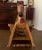 Folk Art Vintage Hand-Carved Wooden Rocking Horse For Sale - Image 3 of 5