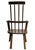 Wood Farmhouse Spindleback Armchair, 1890s For Sale - Image 7 of 11