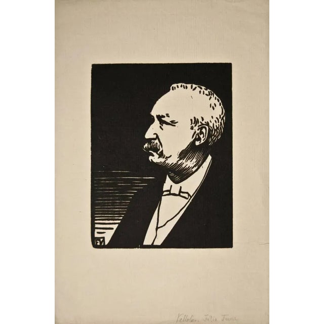 Signed on plate with Felix Vallotton's F.V. monogram. Image Dimensions : 16 x 12.5 cm Passepartout included : 39.5 x 34.5...