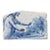 18th Century Portuguese Tile Mythical Creature Fragment Blue & White Antique Hand Painted For Sale