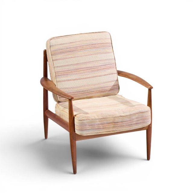 Grete Jalk for France and Sons Mid Century Danish Teak Lounge Chairs - Pair For Sale - Image 12 of 12