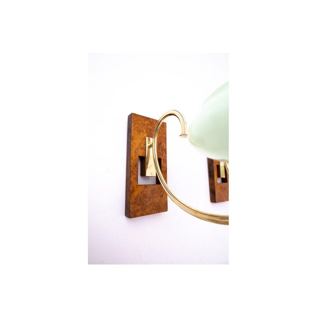 1950s Art Deco Wall Lamp Set, Poland, 1930, Set of 4 For Sale - Image 5 of 6