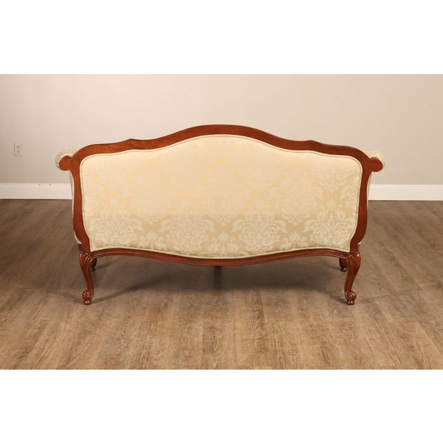 Ethan Allen French Louis XV Style Camelback Sofa For Sale - Image 17 of 18