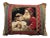 Vintage Santa With Dolls Needlepoint Pillow For Sale