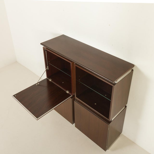 Parioli Series Bar Cabinet by Ludovico Arcebis for Acerbis, Italy, 1970s For Sale - Image 12 of 18