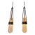 Hubbardton Forge Link Blown Glass Low Voltage Sconces, Pair For Sale