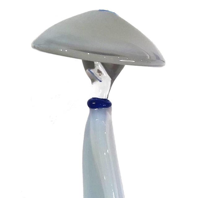 White Alfredo Barbini, Chinese Woman, Modernist Murano Art Glass Sculpture, ca. 1960s For Sale - Image 8 of 10