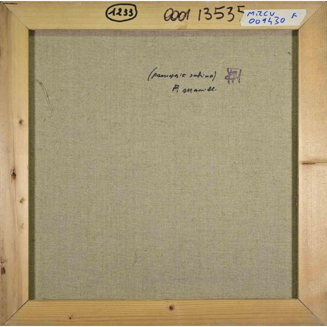 Oil on canvas realized by Franco Marzilli (1934-2010) in 1970s. Hand signed lower right. Very good condition. Franco...