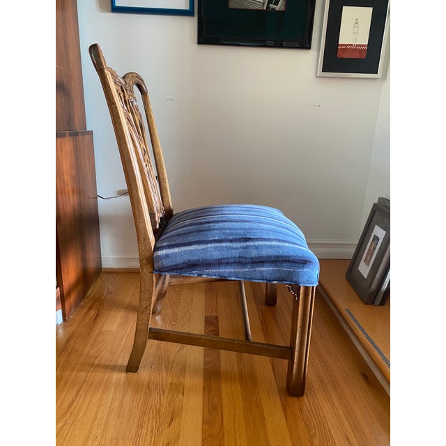 1980s 10 Georgian Chippendale Style Dining Chairs — 2 Armchairs and 8 Side Chairs For Sale In San Diego - Image 6 of 7