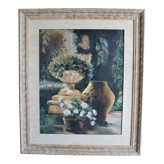Ethan Allen Garden Pottery Framed Print For Sale