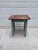 1920s Primitive Table With Rustic Top and Blue Legs For Sale - Image 4 of 4