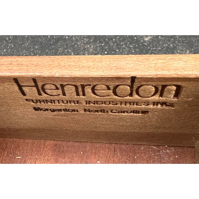 Henredon Circa East Bamboo Side Table For Sale - Image 9 of 9