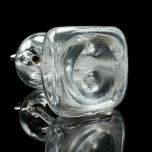 Antique Spirit Decanter, English, Glass, Silver, Port, Brandy Bottle, Edwardian For Sale - Image 9 of 12