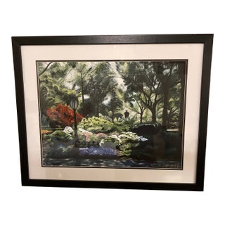 Late 20th Century Roger Campbell Central Park Square For Sale