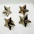 American Vintage Silver-Tone Metal Star Shaped Napkin Rings - Set of 4 For Sale - Image 3 of 5