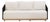 Alpine Teak Wood Outdoor Sofa With Black Rope Design For Sale