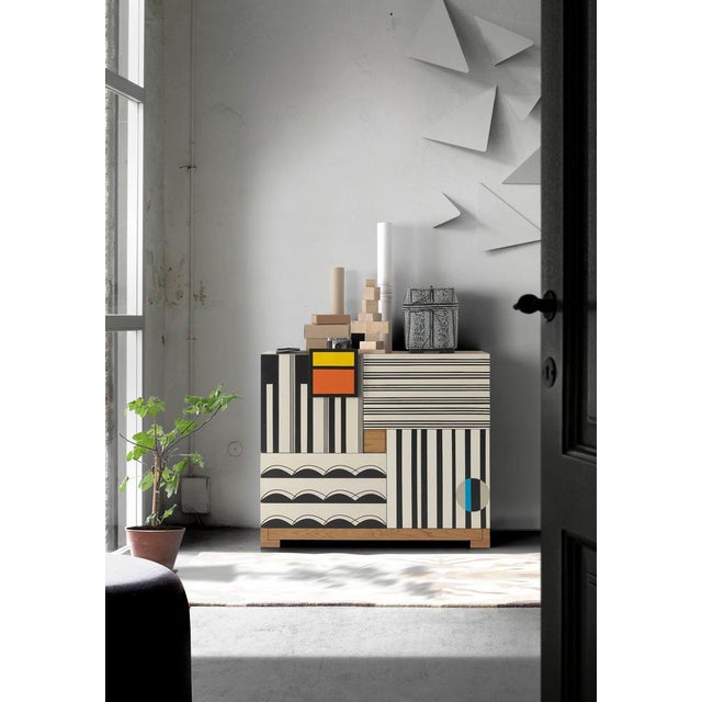 África Chest Of Drawers by Lola Glamour Dimensions: D 50 x W 120 x H 100 cm Materials: Wood.