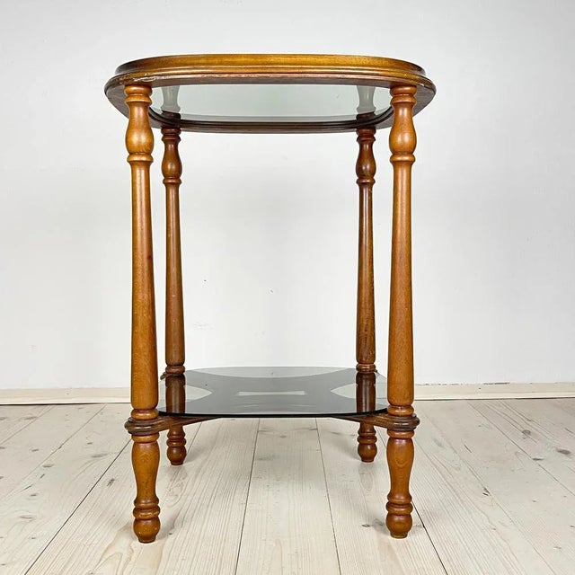 Vintage Wooden Coffee Table, Italy, 1960s For Sale - Image 9 of 11