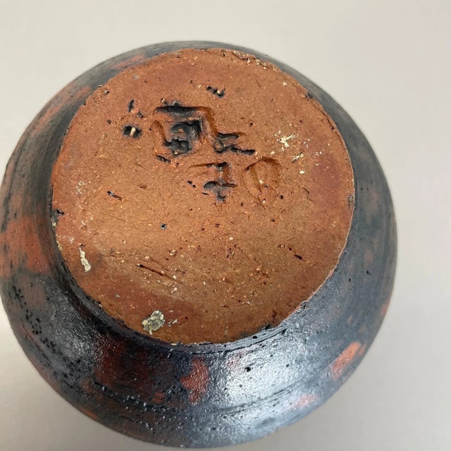 Abstract Ceramic Studio Pottery Vase from Gerhard Liebenthron, Germany, 1970s For Sale - Image 16 of 18
