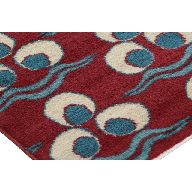 Vintage Turkish Runner Rug in Red With Chintamani Patterns, From Rug & Kilim For Sale In New York - Image 6 of 8