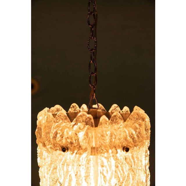 Vintage Glass Hanging Lamp from Orrefors For Sale - Image 13 of 18