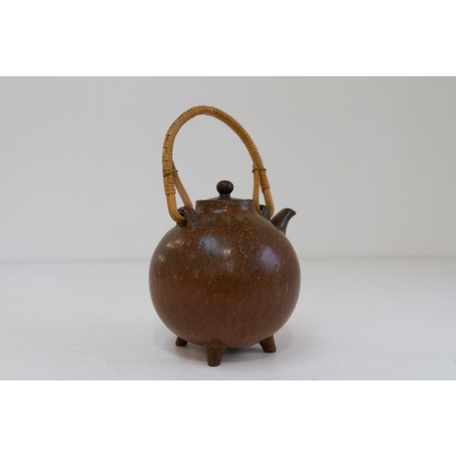 Swedish Ceramic Teapot by Gunnar Nylund for Rörstrand, 1960s For Sale - Image 6 of 15
